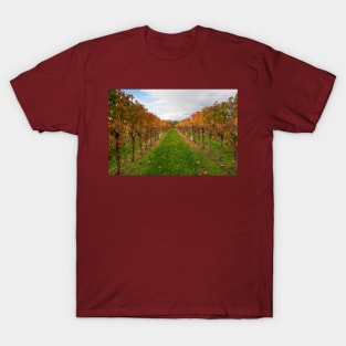 Autumn Grape Vines in North East Italy T-Shirt